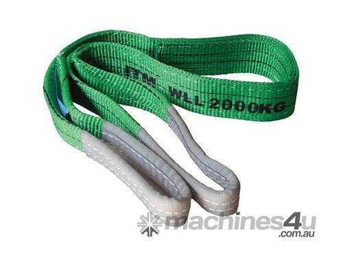 caption 2 Tonne Flat Lifting Slings (Up To 10m) by ITM