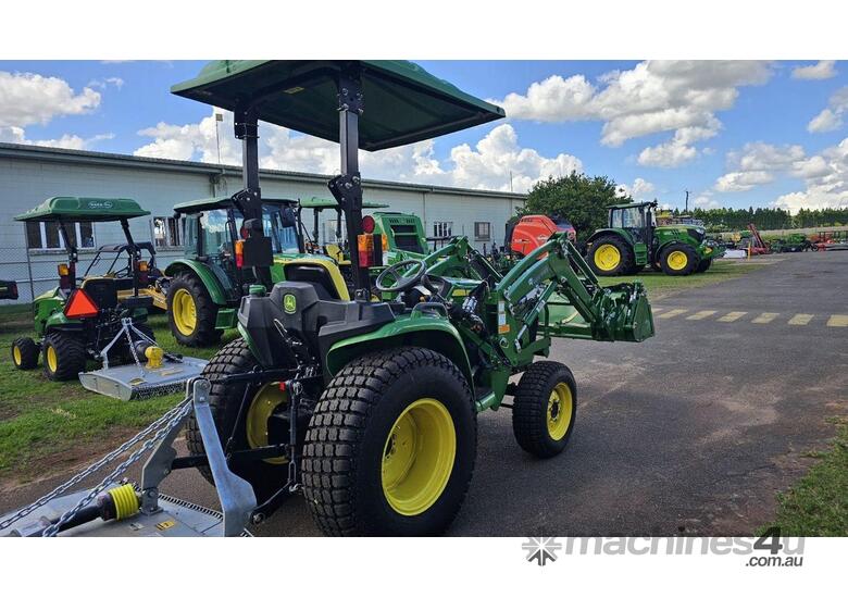 caption John Deere 3038E Tractor 30HP - Turbocharged and Equipped with Power Steering!