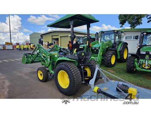caption John Deere 3038E Tractor 30HP - Turbocharged and Equipped with Power Steering!