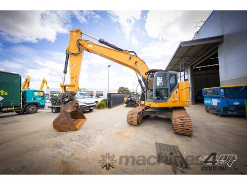 caption CASE CX235C EXCAVATOR