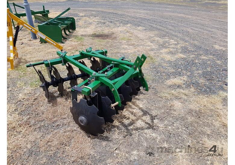 caption AgKing - Tractor Disc Plough 12 Plate - Powerful Agricultural Tool