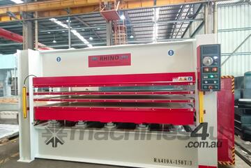   RHINO 3 DAYLIGHT 150T 3050*1300 HYDRAULIC HOT PRESS *INCOMING STOCK*