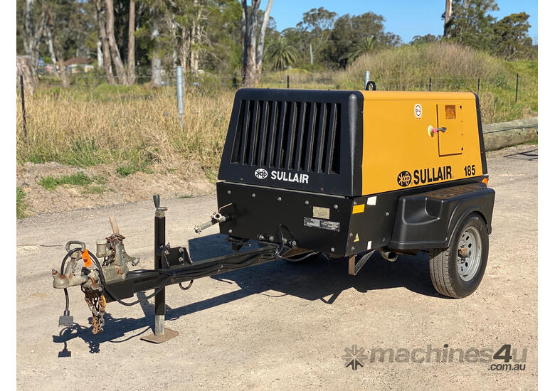 caption Sullair 185DPQ Diesel Compressor