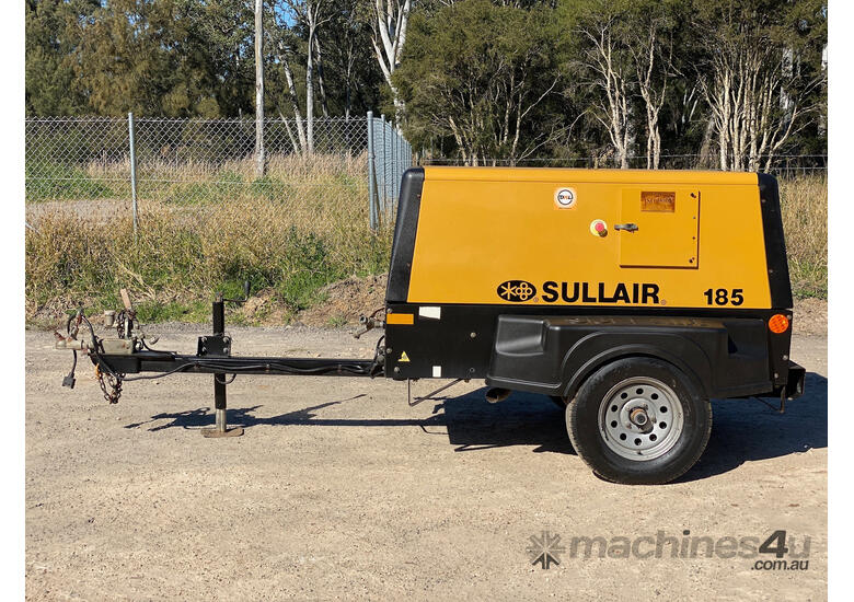 caption Sullair 185DPQ Diesel Compressor