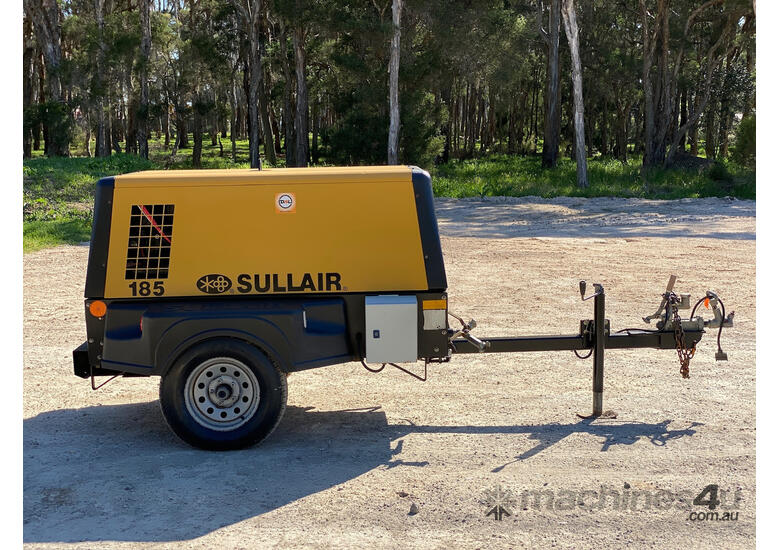 caption Sullair 185DPQ Diesel Compressor