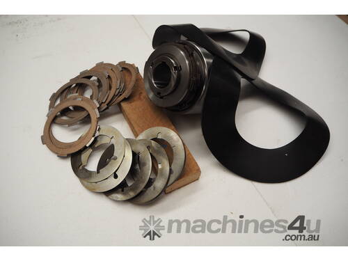 caption MSL896 - SAFOP LATHE (ITALY) -NEW SPARE PARTS - DOUBLE CLUTCH, DISCS & RUBBER MEMBRANE - (~25 ITEMS)