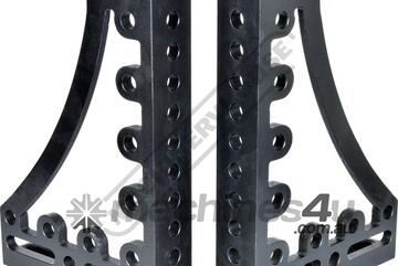 Angle Bracket Set WT28-AB600LR 600 x 375 x 100mm Suits 28mm Welding Tables Holes
