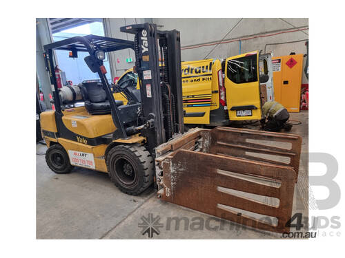 caption 2006 Yale Veracitor 35 GLP35TK 3.5 Tonne LPG Forklift 4.5m FSV