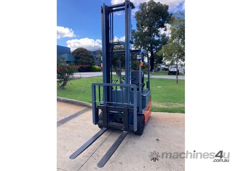 caption Nichiyu FBT13PN-75BC 3-Wheel Forklift | 1.3 Tonne | 4.5m Lift | Low 626 Hours