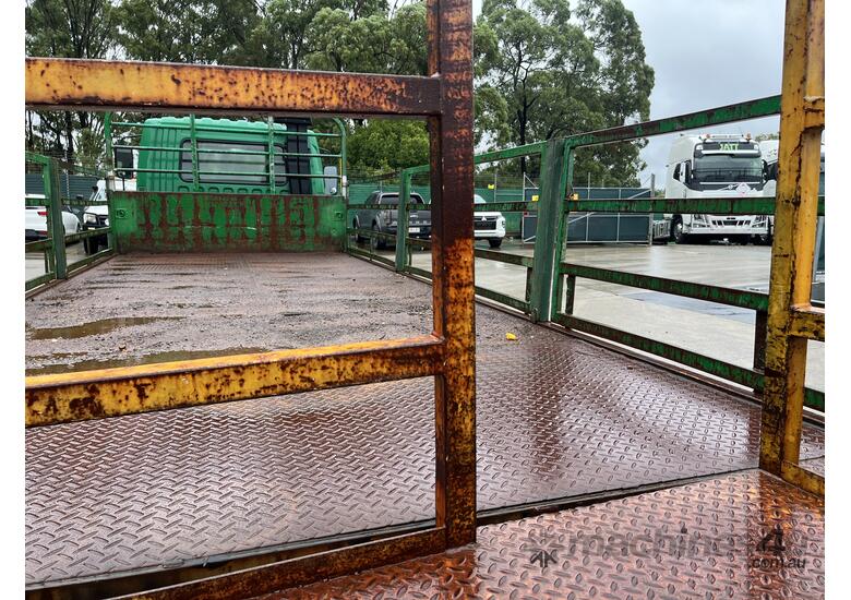 caption 2010 Fuso Fighter FK 600 4x2 Tray Truck W/Tailgate Lift