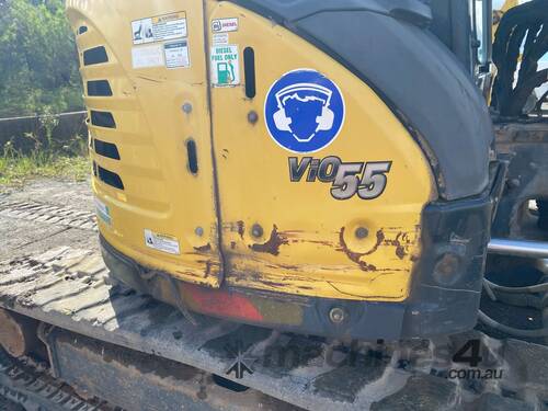 caption 2019 Yanmar VIO55-6B Excavator (Rubber Tracked)