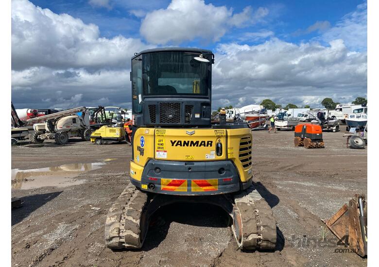caption 2019 Yanmar VIO55-6B Excavator (Rubber Tracked)