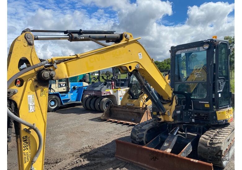 caption 2019 Yanmar VIO55-6B Excavator (Rubber Tracked)