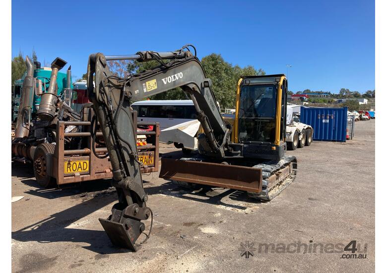 caption Volvo ECR88 Excavator (Rubber Tracked)