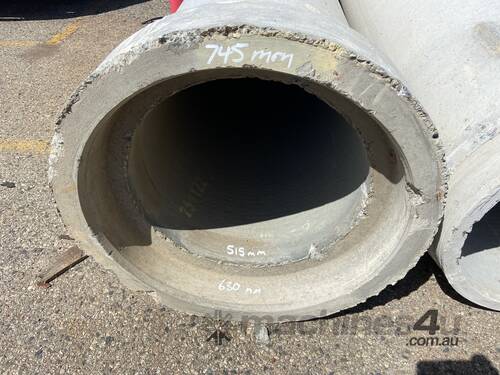 caption 2 x 2440mm Culverts
