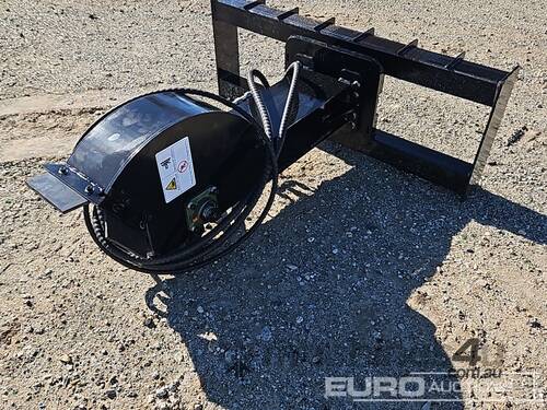 caption Unused Captok Hydraulic Stump Grinder to suit Skidsteer Loader