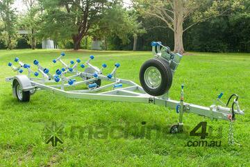 1730 5.7m Galvanised Boat Trailer ATM 1400kg Suits Boats 5.2-5.7m (17-18.7ft)
