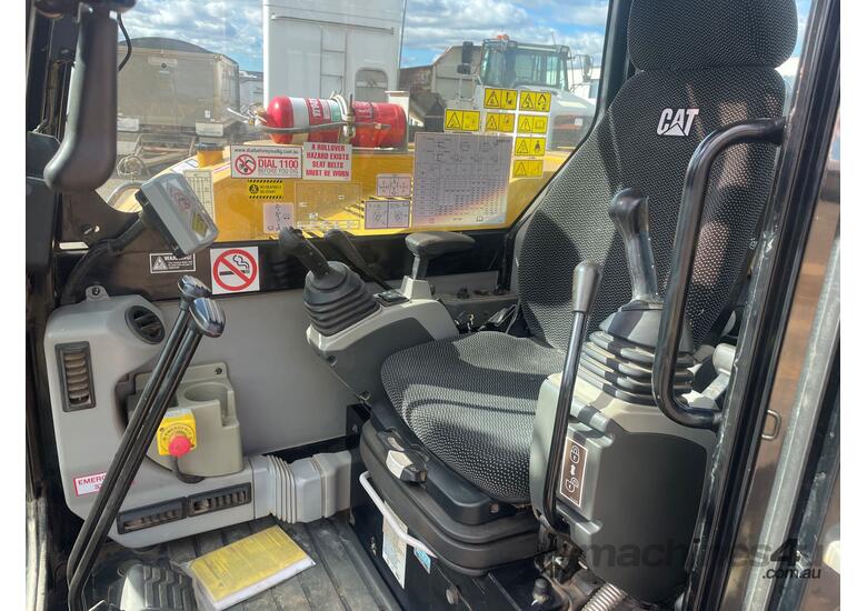 caption 2017 Caterpillar 308E2 CR Excavator (Rubber Padded)