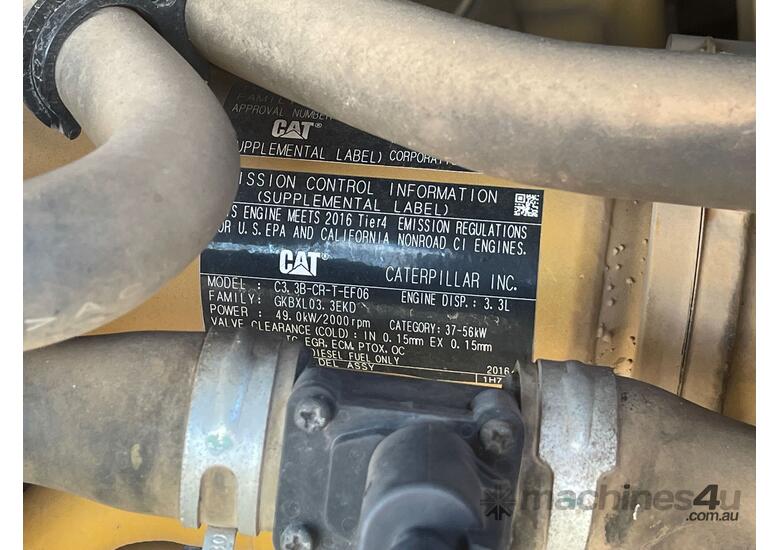 caption 2017 Caterpillar 308E2 CR Excavator (Rubber Padded)