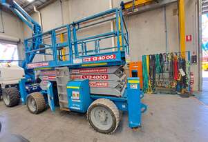 Genie GS4390 RT 2008 15.11 m Diesel Rough-Terrain Scissor Lift - 680 kg Capacity