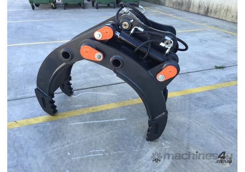 caption BETTA BILT BUCKETS 8 TONNE HYDRAULIC GRABS