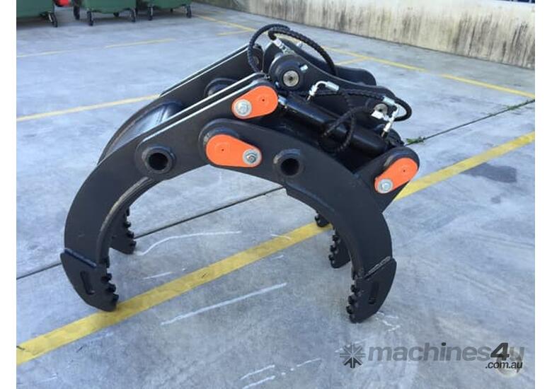 caption BETTA BILT BUCKETS 8 TONNE HYDRAULIC GRABS