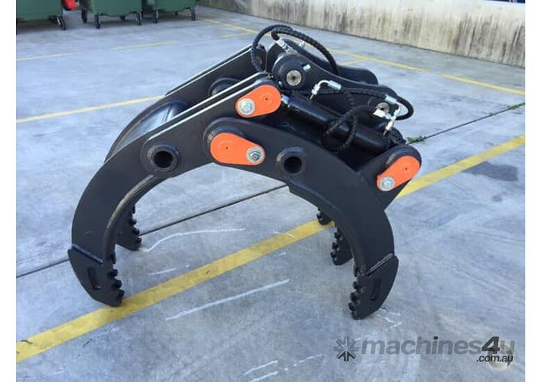 caption BETTA BILT BUCKETS 8 TONNE HYDRAULIC GRABS