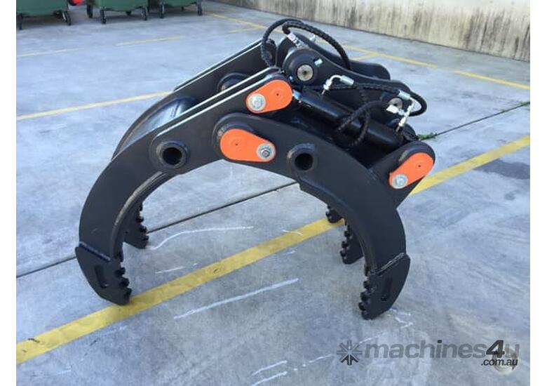 caption BETTA BILT BUCKETS 8 TONNE HYDRAULIC GRABS