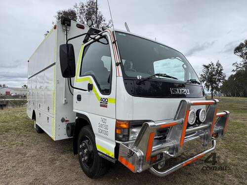 Isuzu NPR 400 Medium 4x2 Pantech Service Body Truck. Ex Rescue Squad.