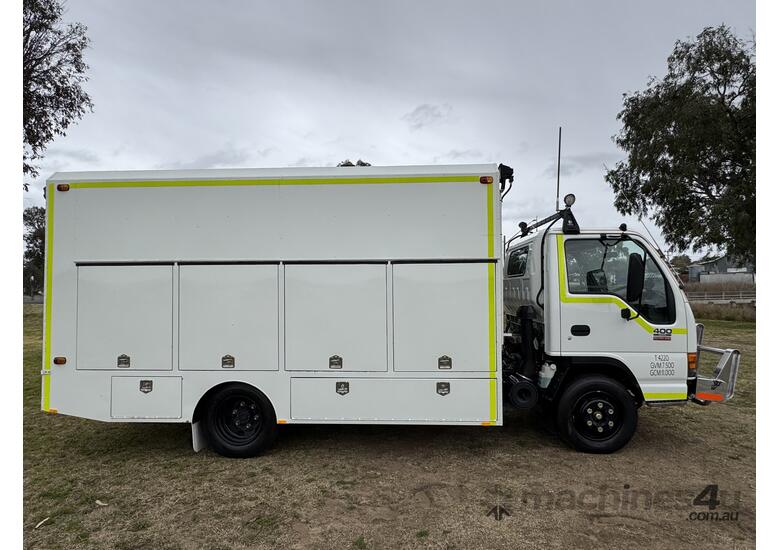 Isuzu NPR 400 Medium 4x2 Pantech Service Body Truck. Ex Rescue Squad.