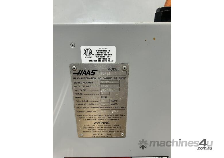 Haas TL-3B Toolroom Lathe