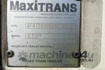 2008 Maxitrans ST3 Tri Axle Refrigerated Pantech Trailer