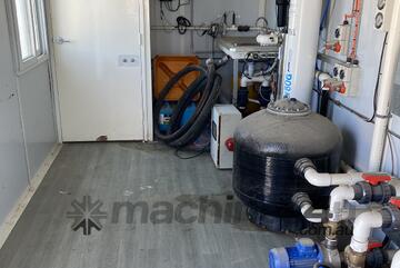 100EP sewage treatment plant. Class A. 20FT CONTAINERISED MBR, UV & DISINFECTION