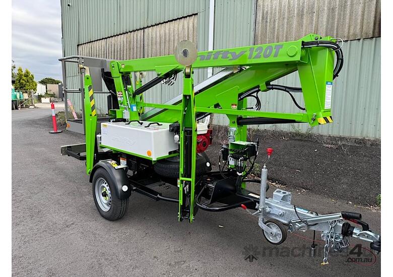 caption QLD ACCESS - NIFTYLIFT 120TPE Trailer Mount