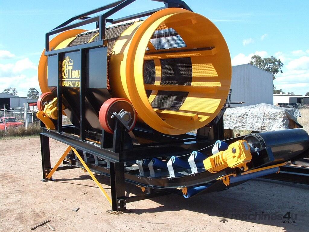 New thomas WIDE TROMMEL WITH CONVEYOR Screen / Trommell in Dalby, QLD