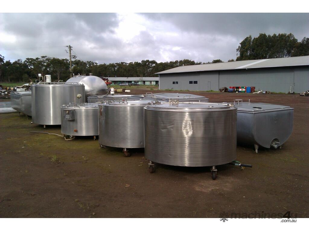Used Not Specified Unknown STAINLESS STEEL TANKS MILK VATS WINE BREWING