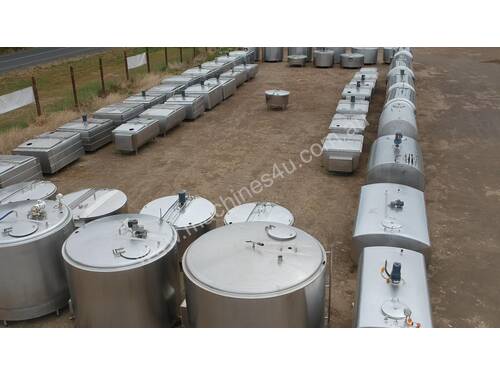 Stainless Steel Mixing Tanks – Various Sizes & Styles Available!