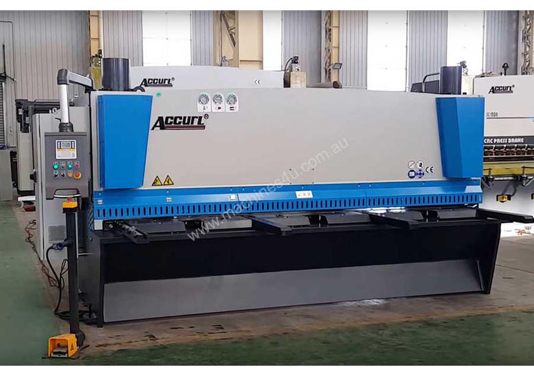 caption ACCURL Genius MS8-8×3200 CNC Guillotine Shear
