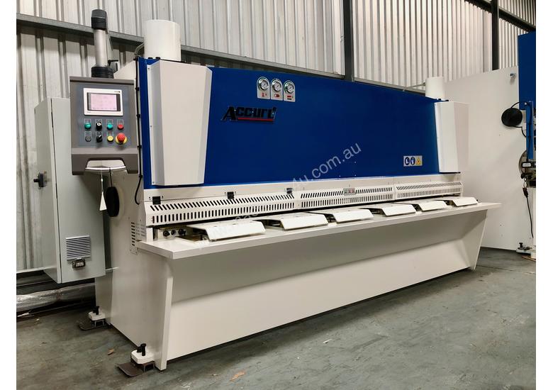 caption ACCURL Genius MS8-8×3200 CNC Guillotine Shear