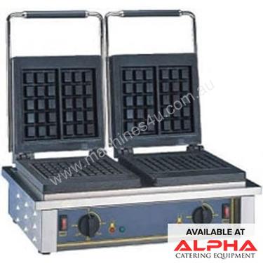 Roller Grill GED 10 Waffle Machine - Double 3 x 5 sq