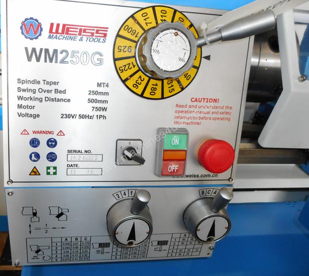 New Weiss Wm250g Cnc Lathe In Listed On Machines4u