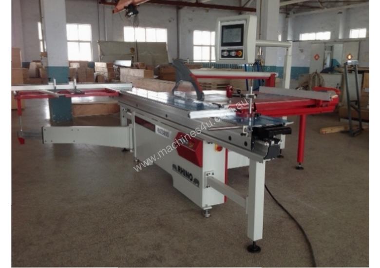 caption RHINO Panel Saw OPTIMAT RJZ3800 Auto Setting Fence