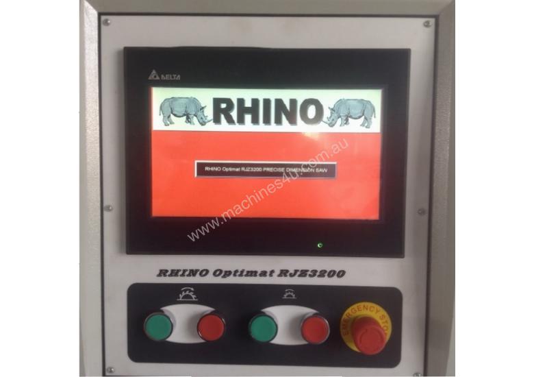 caption RHINO Panel Saw OPTIMAT RJZ3800 Auto Setting Fence