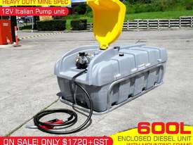 600L Diesel Fuel Tank 12V Italian & mounting Frame TFPOLYDD - picture0' - Click to enlarge