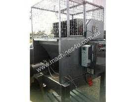 Tilting Paddle Mixer (s/s) with Feed Hopper and Extruder - picture0' - Click to enlarge