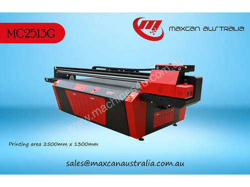 Maxcan Australia MC 2513G - 8H   UV Cured Flatbed Digital Printer