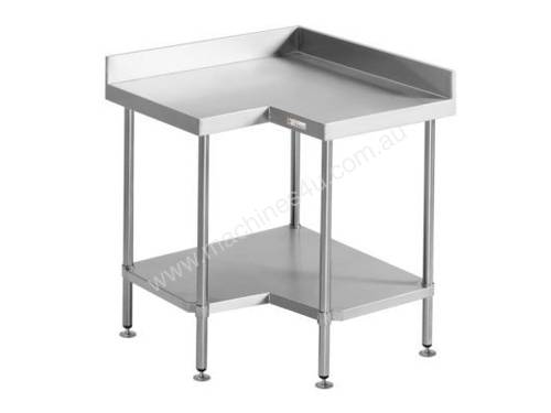 Simply Stainless SS04.0900 Corner Bench With Splashback (600 Series)
