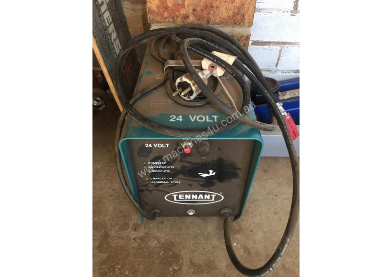 caption TENNANT ELECTRIC CHARGER 24 volts