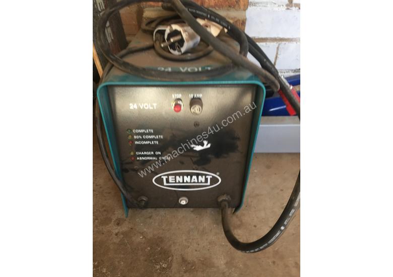 caption TENNANT ELECTRIC CHARGER 24 volts