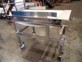 Plastic Intralox Belt Conveyor, 1250mm L x 700mm W x 940mm H - picture0' - Click to enlarge